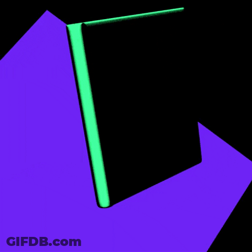Opening Book With Lonesome Man Sitting Inside GIF