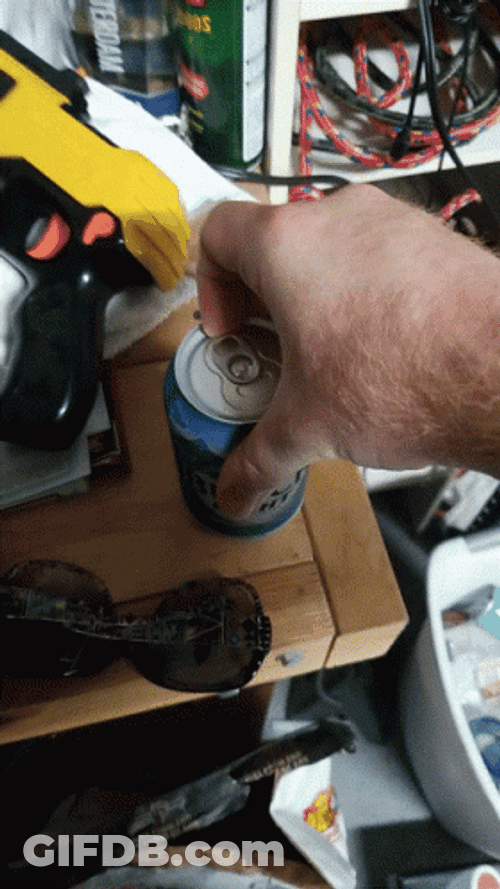 Opening Busch Light Can Beer GIF