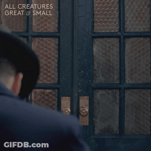 Opening Door All Creatures Big And Small GIF