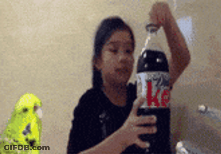 Opening Soda Explosion Meme GIF