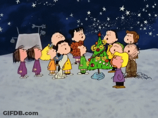 Opening To A Charlie Brown Noser Christmas GIF