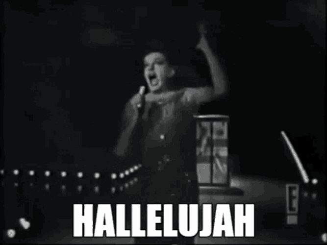 Opera Artist Singing Hallelujah GIF