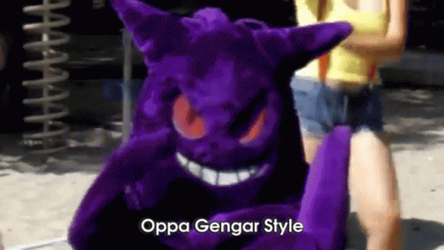 Oppa Gengar Style GIF