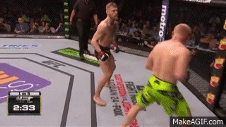 Opponent Kicking Conor Mcgregor GIF