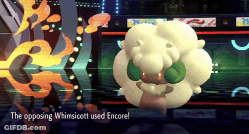 Opposing Whimsicott Used Encore GIF