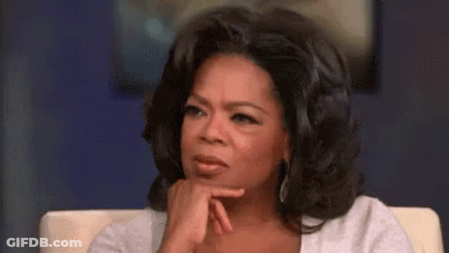 Oprah Confused Looks GIF
