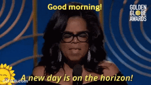 Oprah Winfrey Giving Speech At Golden Globes GIF