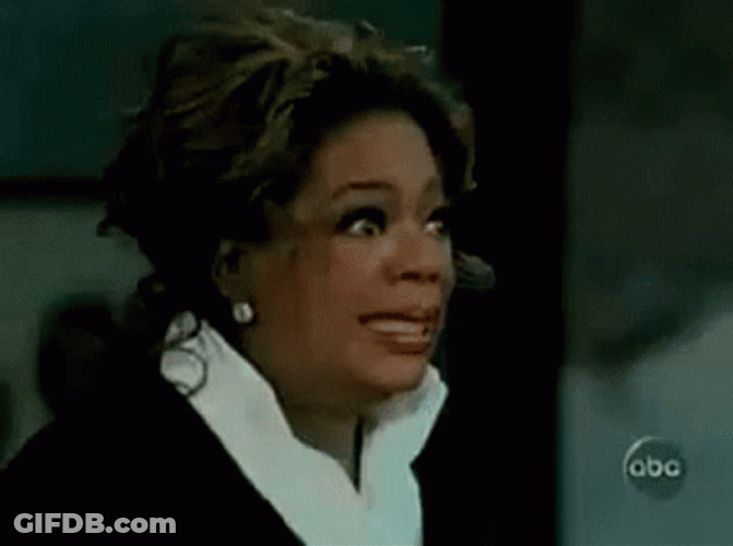 Oprah Winfrey Grimace Shocked Facial Expression GIF
