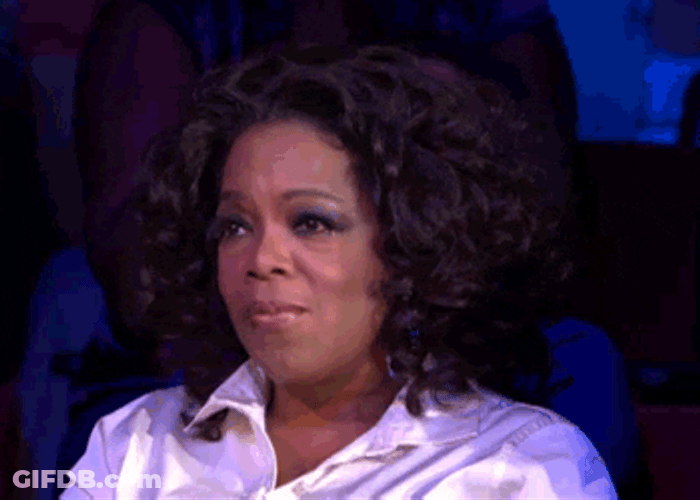 Oprah Winfrey Happy Crying GIF