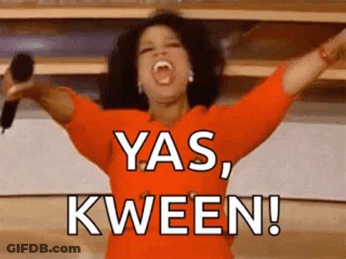 Oprah Winfrey Holding Microphone And Shouting GIF