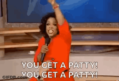 Oprah Winfrey Holding Microphone Saying You Get An Infopass GIF