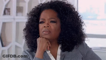 Oprah Winfrey Making Funny Face GIF