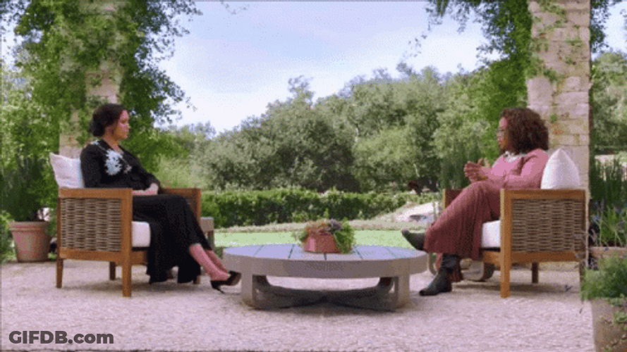 Oprah Winfrey Meghan Markle Interview GIF