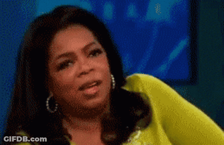 Oprah Winfrey Shaking Head No Reaction GIF