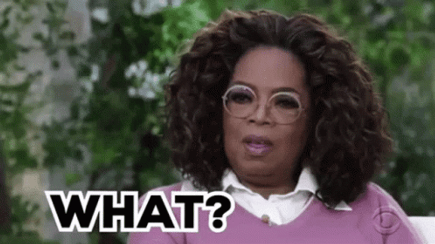 Oprah Winfrey Shocked What Reaction GIF