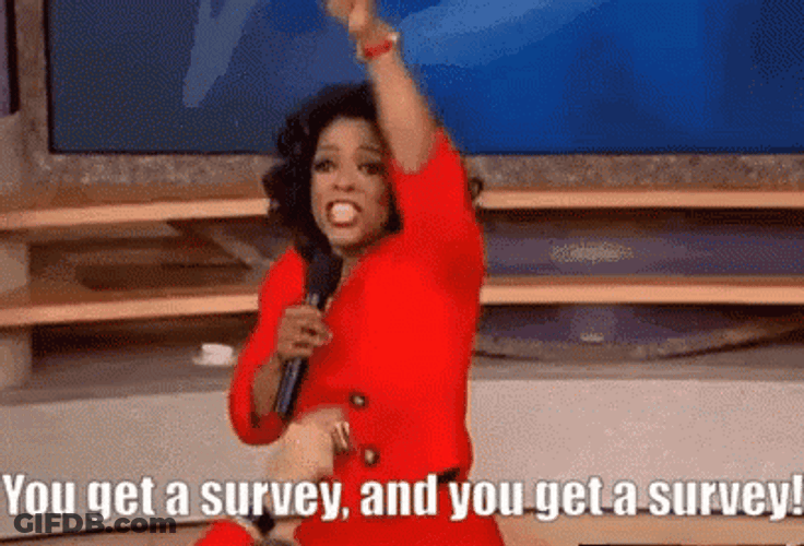 Oprah Winfrey Talking About Surveying GIF