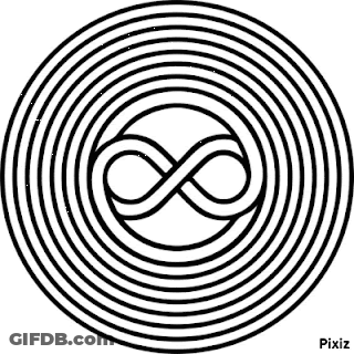 Optical Illusion Circle With Star GIF