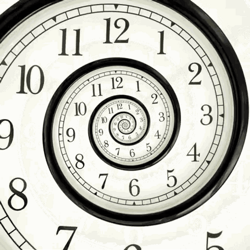 Optical Illusion Clock GIF