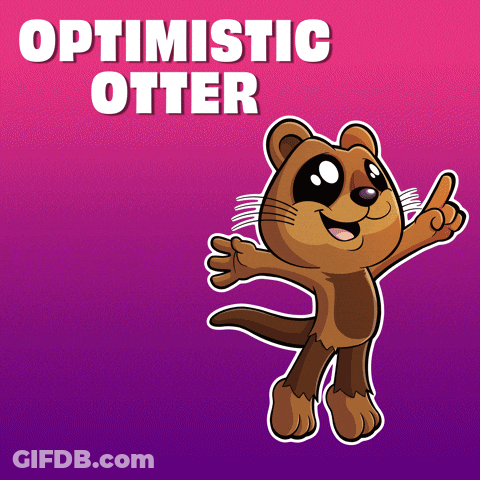 Optimistic Otter Cartoon GIF