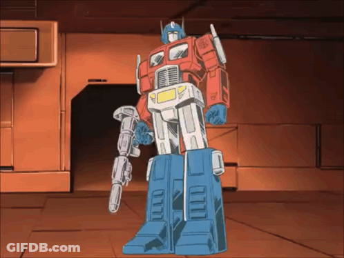 Optimus Prime Cartoon Drawing GIF