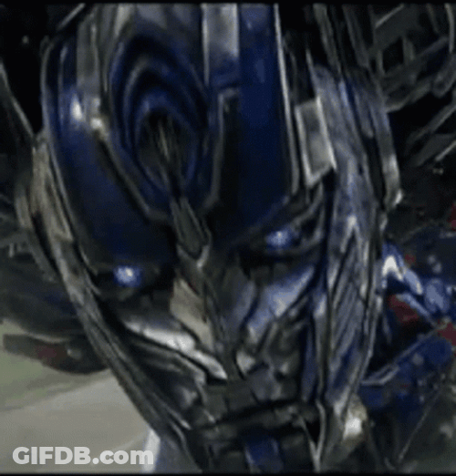Optimus Prime Cool Robotic Head GIF
