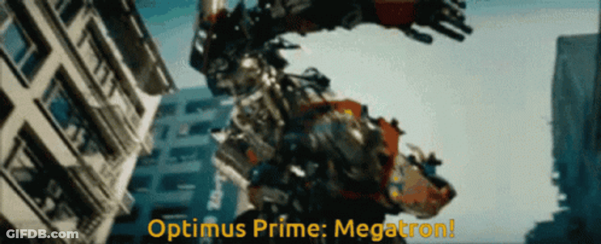 Optimus Prime Looking For Megatron GIF