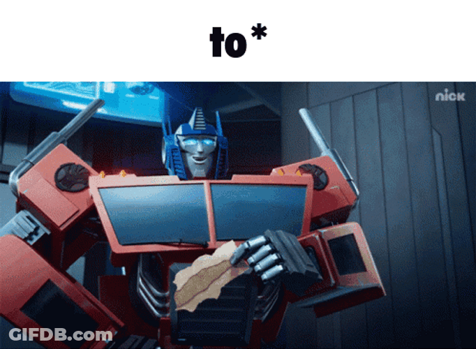 Optimus Prime Pointing GIF