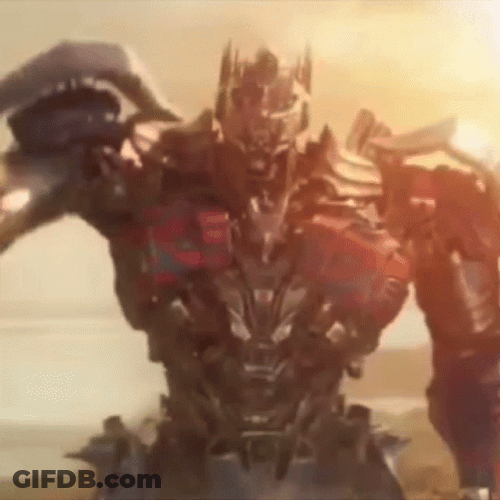 Optimus Prime Shining Eyes GIF