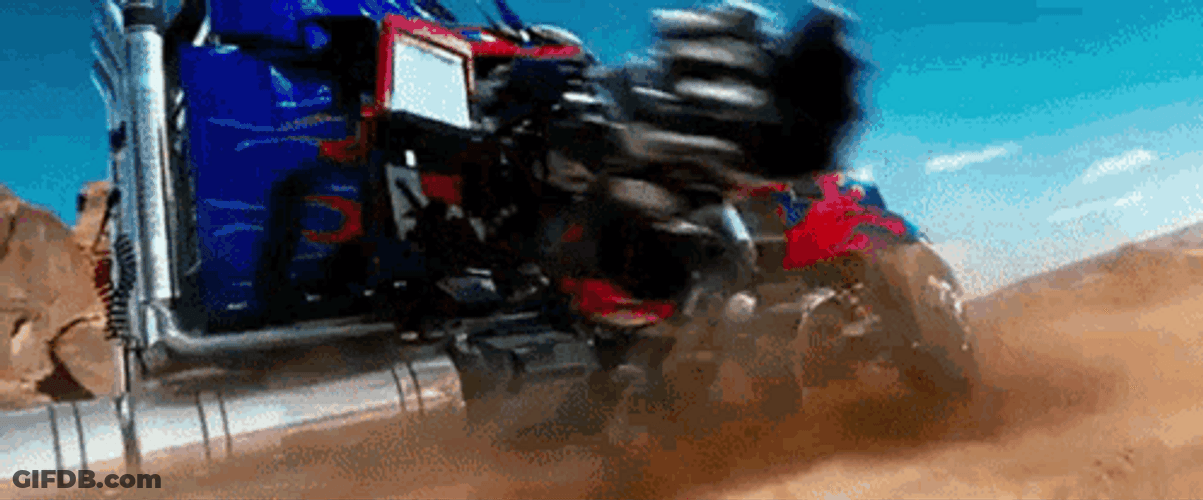 Optimus Prime Transformed GIF