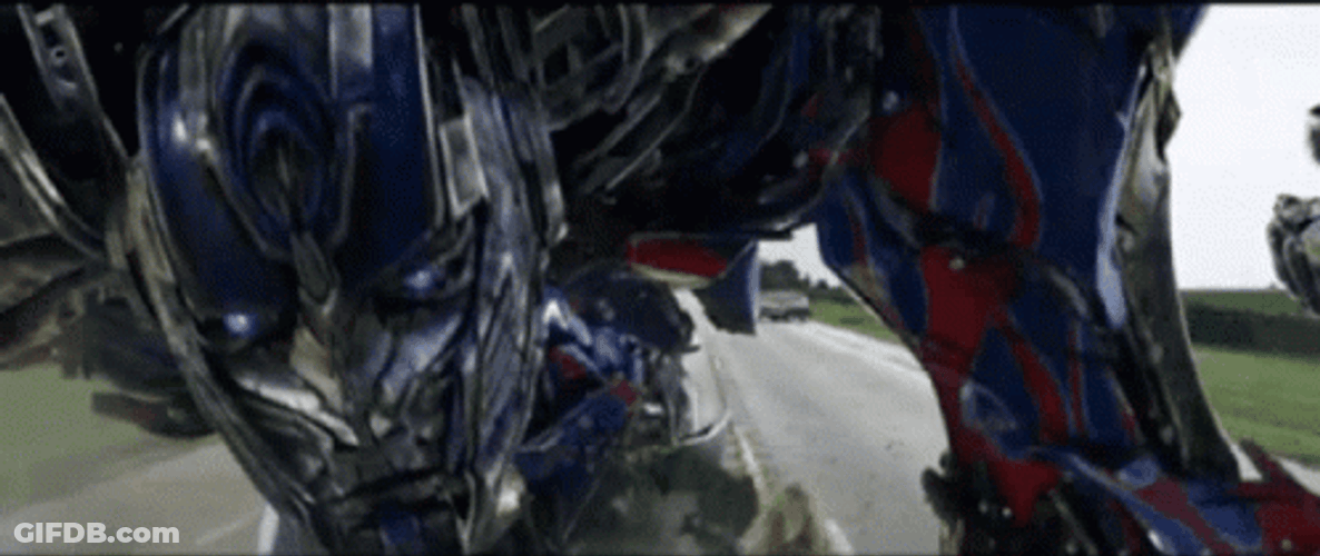 Optimus Prime Transformer Grim Countenance GIF