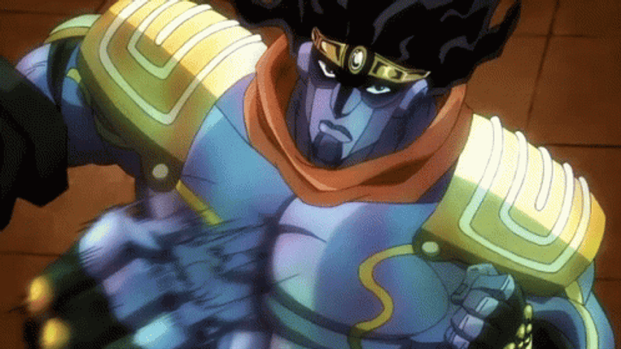 Ora Ora Ora Star Platinum Jonathan Joestar GIF