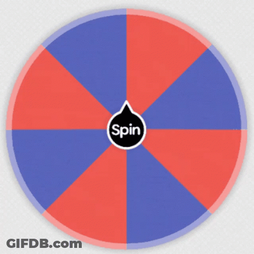 Orange And Purple Roulette Spinner GIF