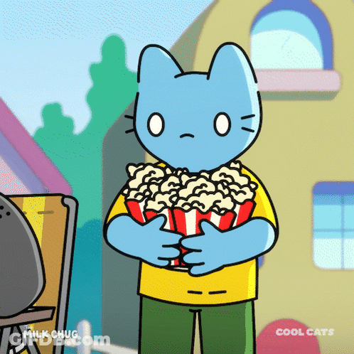 Orange Cat In Blue Jacket And Gloves Working On Electrical Box GIF