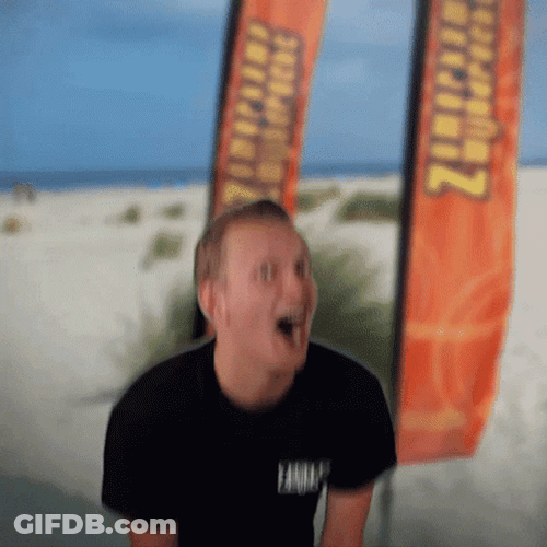 Orange Falling Confetti GIF