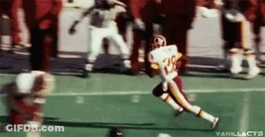 Orange Football Helmet With White Horse On Black GIF