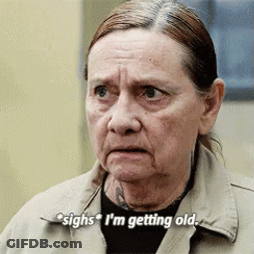 Orange Is The New Black Senile Old Woman GIF