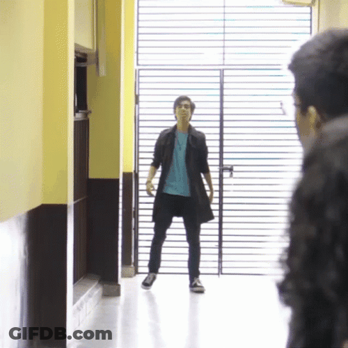 Orange Justice Dance Fast Skinny Boy GIF