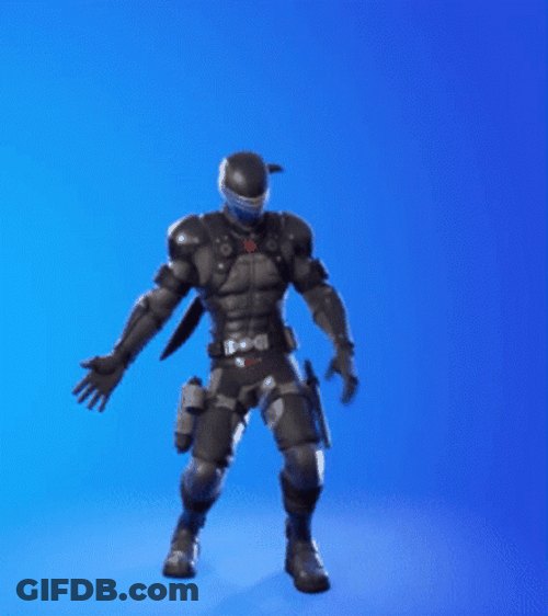 Orange Justice Dance Fortnite Skake Eyes GIF