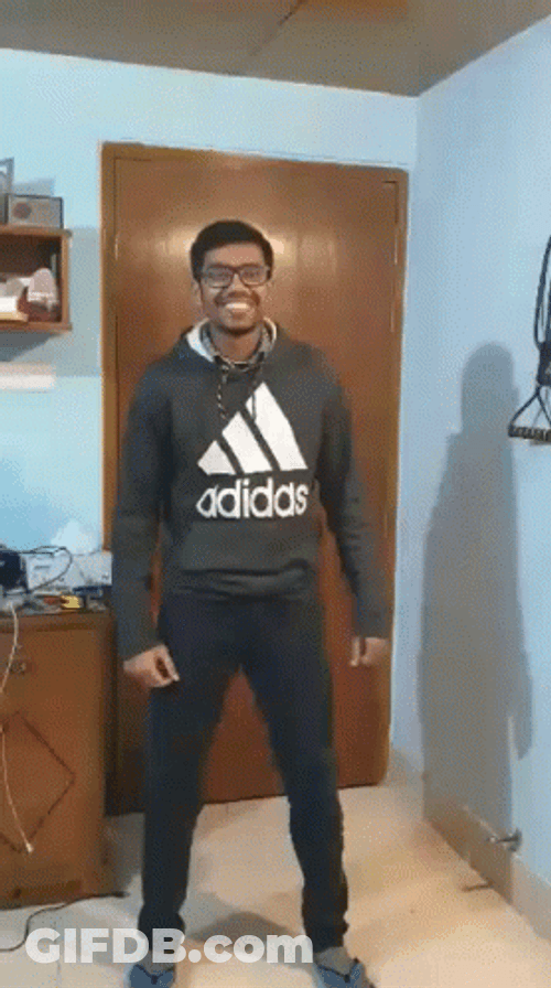Orange Justice Dance Indian Guy GIF