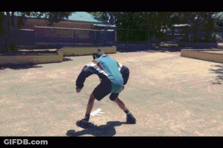 Orange Justice Dance Kid In Jacket GIF