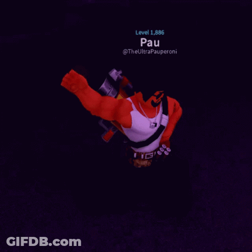 Orange Justice Dance Macho Man Roblox GIF