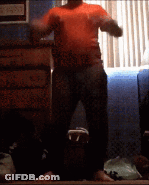 Orange Justice Dance Orange Shirt Kid GIF