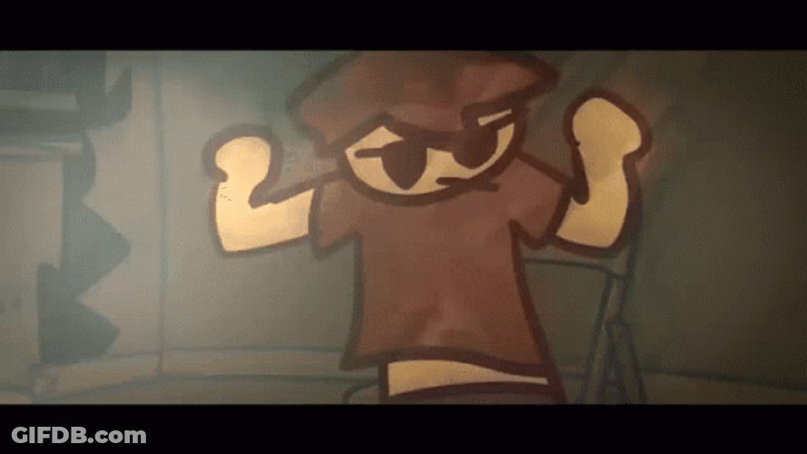 Orange Justice Dance Simple Animation GIF