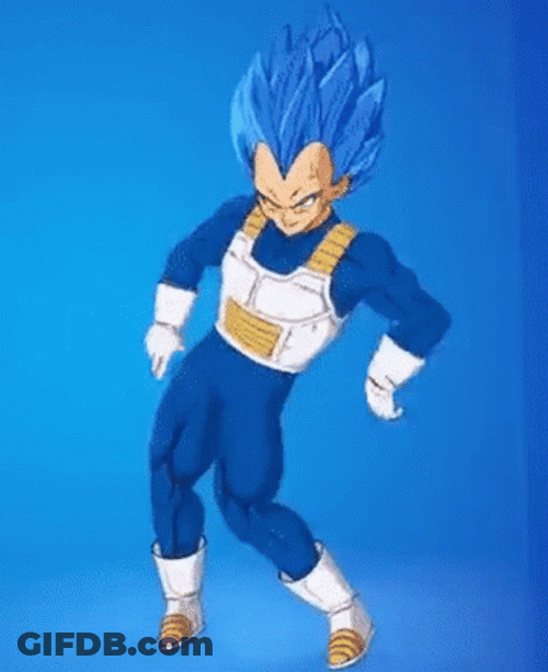 Orange Justice Dance Vegetta Dragon Ball GIF