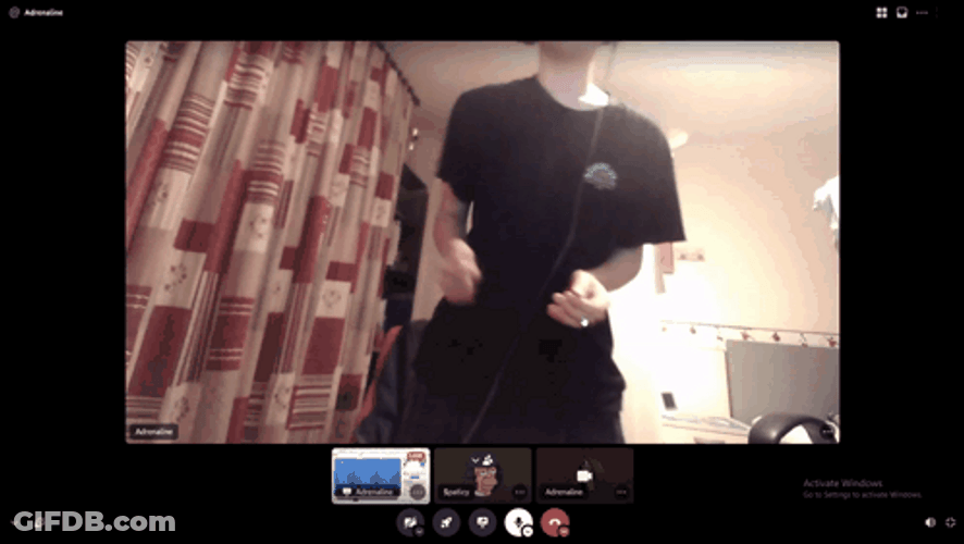 Orange Justice Dance Webcam Kid GIF