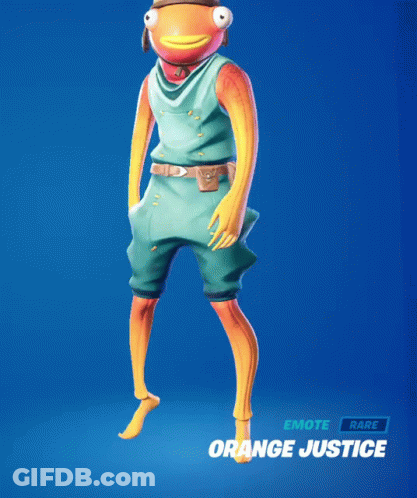 Orange Justice Rare Emote GIF