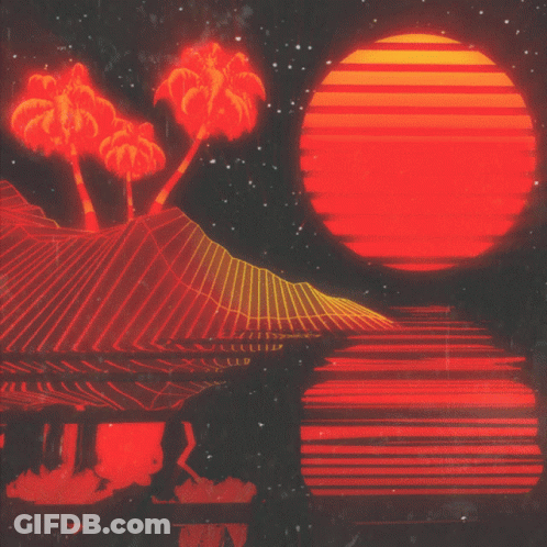 Orange On A Stick With Brown Background GIF