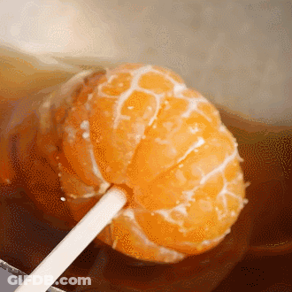 Orange On A Stick GIF