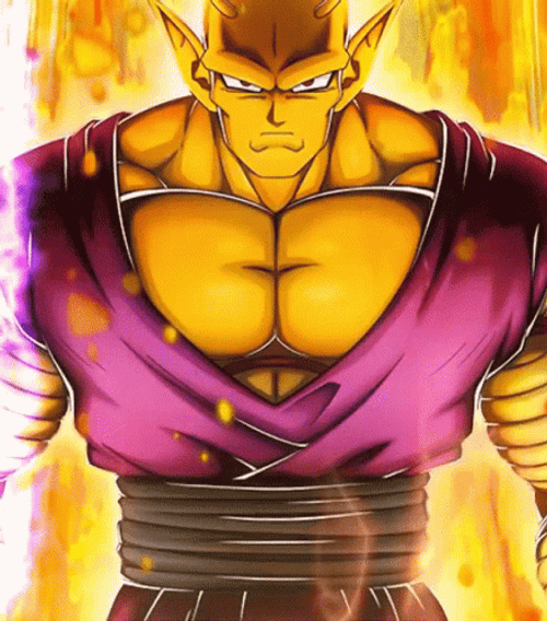 Orange Piccolo Charging GIF