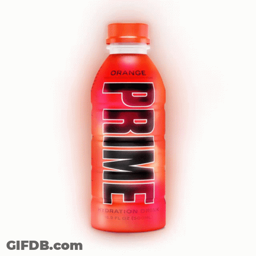 Orange Prime Bottle GIF